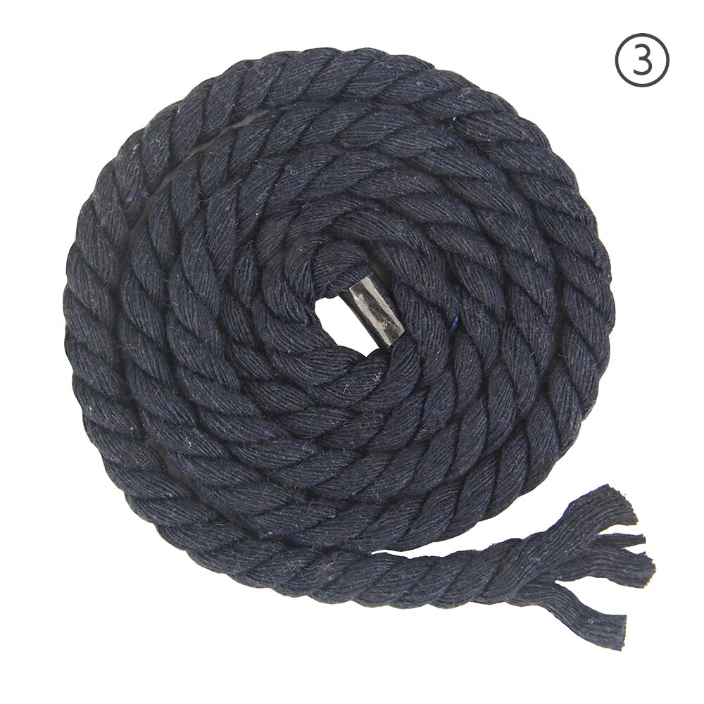 8mm Baumwolle Seil 10 Meter 3 Aktien Twisted-Cords Für Home Textil Handwerk Dekoration Tasche Kordelzug Gürtel DIY Lanyard gewinde Schnur: 03 dark grey