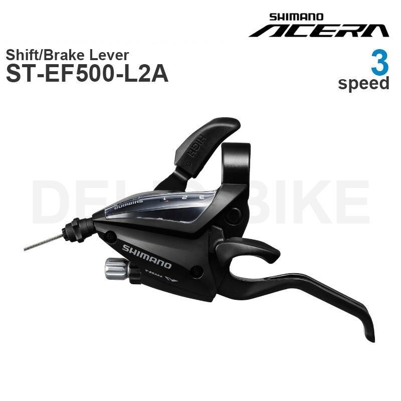 SHIMANO ACERA ALTUS EF500 3x7v Groupset- EZ FIRE PLUS Shift/Brake Lever - 2-finger lever size - 3x7 Front Speeds Original parts: ST-EF500-L2A