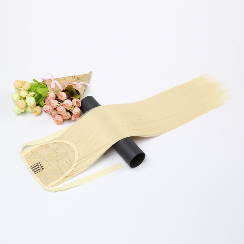LISI HAIR Long Straight Clip In Tail False Hair Ponytail Hairpiece With Hairpins Synthetic Pony Tail Extensions: P4/24