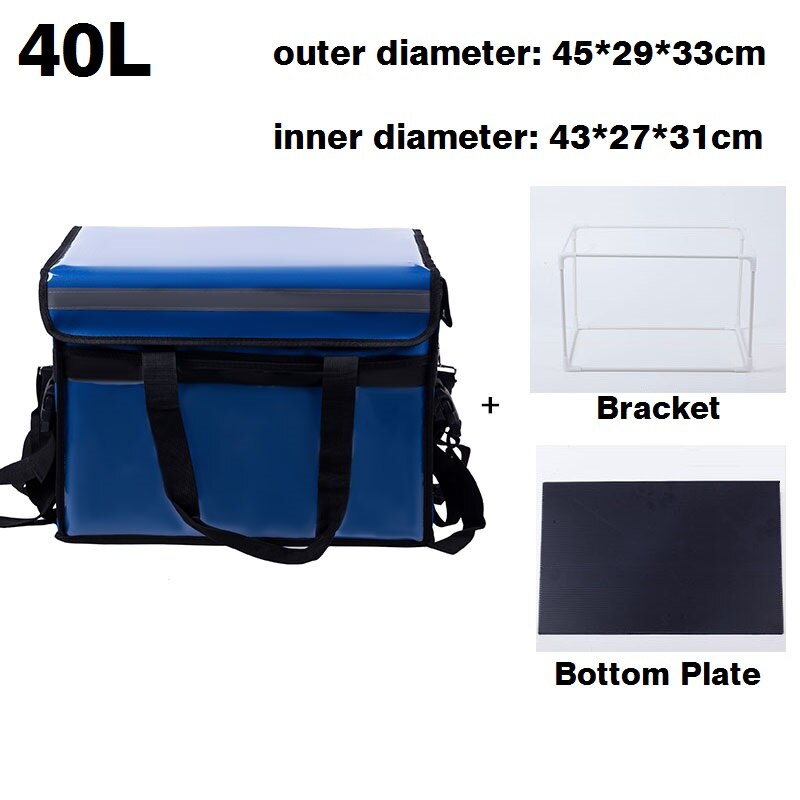 Large Food Thermal Cooler Bag Outdoor Waterproof Ice Thermo Packs Car Travel Picnic Lunch Box Thermos Refrigerator Bag