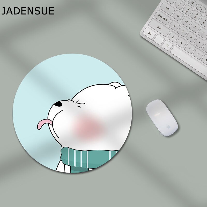 Śliczne podkładka pod mysz Kawaii podkładka pod mysz kreatywny 22cm średnica podkładka na biurko myszka do laptopa mata do myszy Mause biurko do komputera biurko maty