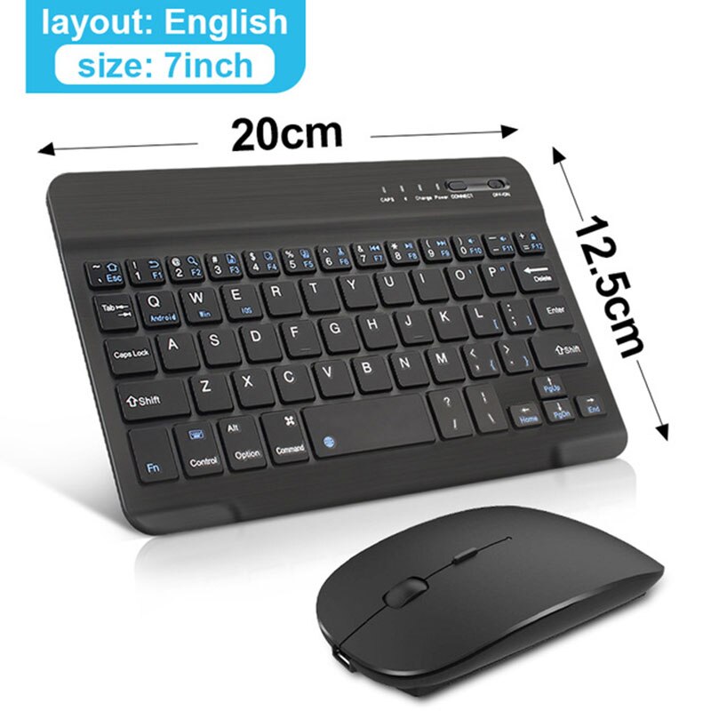 Wireless keyboard and mouse kit Bluetooth keyboard and mouse kit, suitable for iPad tablet computer laptop smart phone