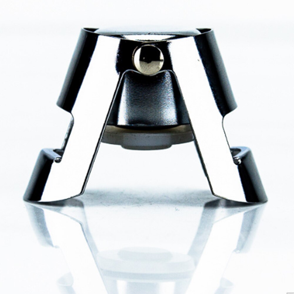 Stainless Steel Champagne Bottle Stopper Sparkling Grape Wine Bottle Plug Vacuum Sealer Bottle Liquor Flow Stopper Cap Bar