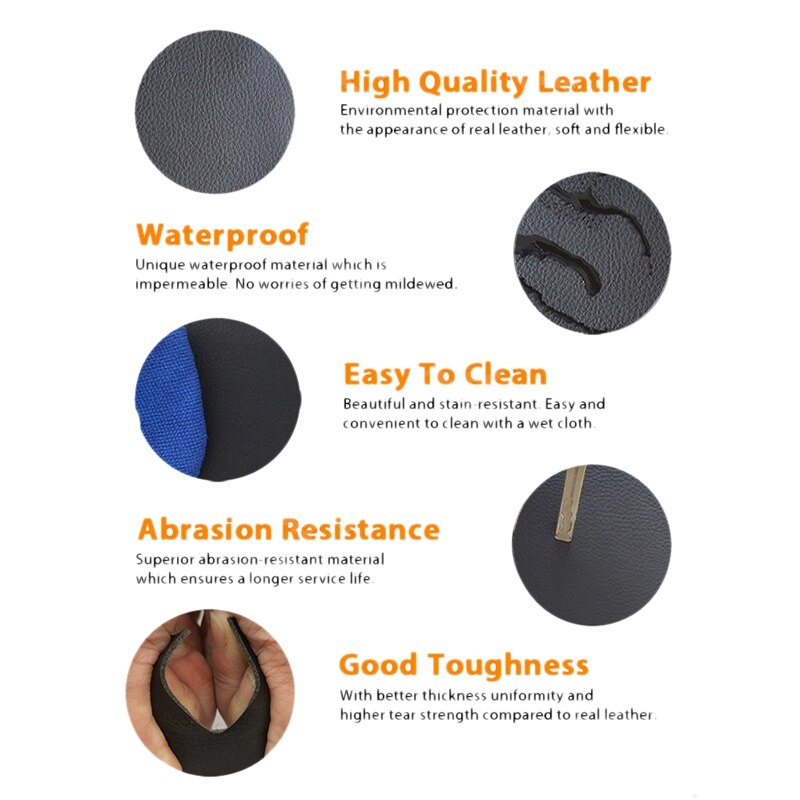 Auto Deur Panel Insert Kaarten Stof Pad Synthetisch Leer Voor Ford Mustang 2005 Voordeur Plaat Onderdelen