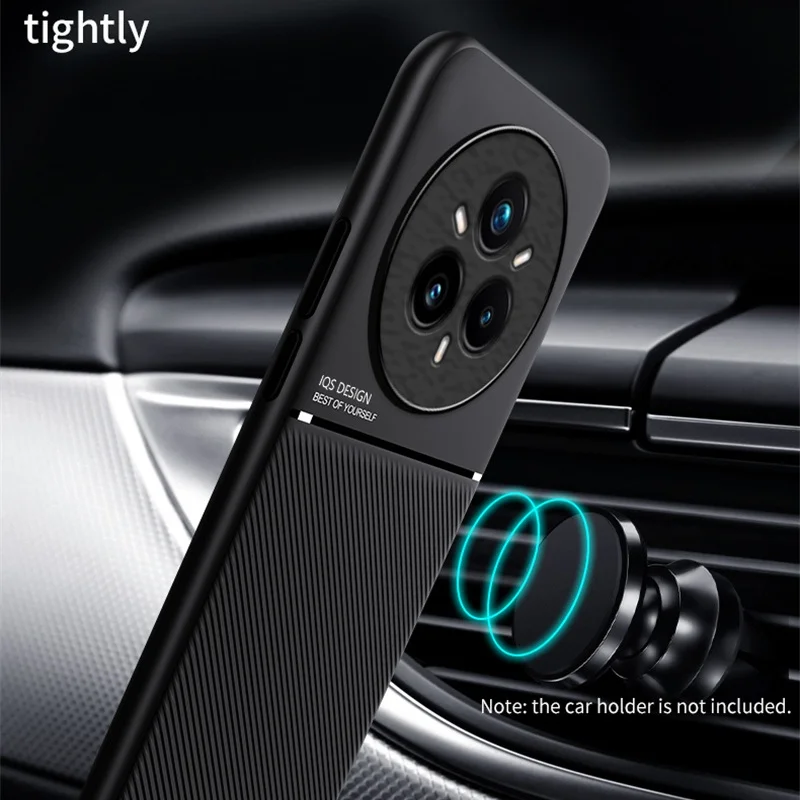 Voor Realme 14 Pro Plus 5g Case Luxe Zacht Leer Telefoon Gevallen voor Realme 14 pro plus Auto magnetische Houder Cover