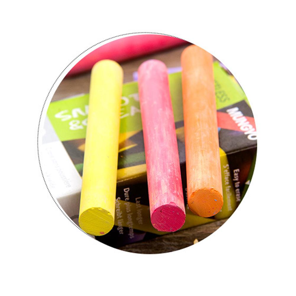 10 unids/lote tiza sin polvo pluma dibujo tizas para pizarra 10 colores papelería de oficina maestra de escuela suministros Accesorios