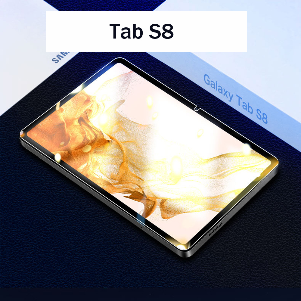 2Pcs Voor Samsung Tab S8 11 S8 + Plus 12.4 S8 Ultra 14.6 Gehard Glas Screen Protector Voor Samsung galaxy Tab S8 Beschermende Film