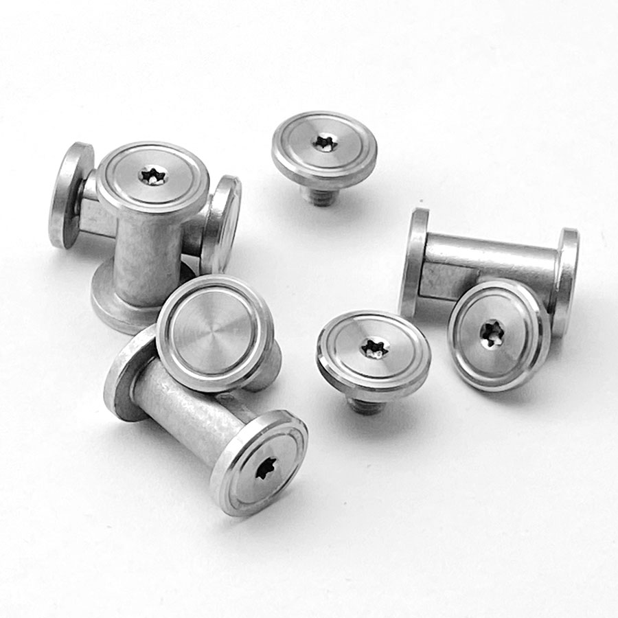 2 stücke Messer griff nieten schrauben Spindel schraube Torx DIY messer welle axt Messer produzieren Zubehör