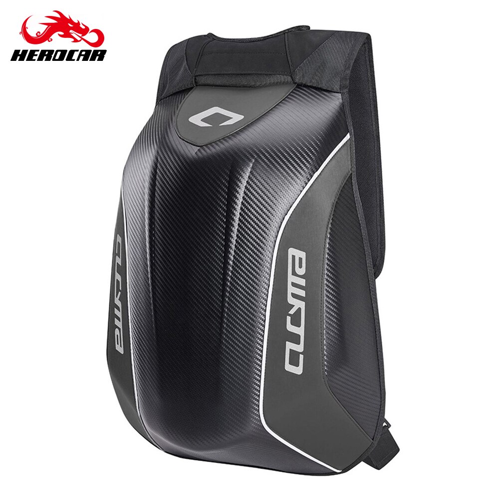 CUCYMA étanche Moto sac Moto sac à dos réservoir sac en Fiber de carbone Moto casque sacs voyage bagages #