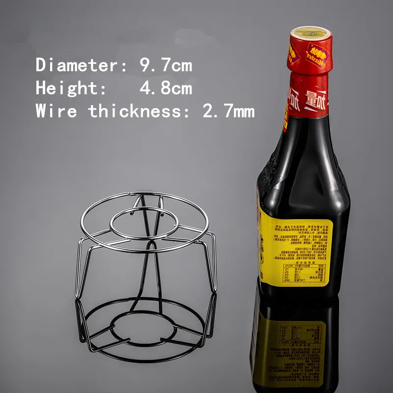 Dikke Rvs Steamer Voedsel Keuken Kookgerei Stoomboot Rack Insert Voorraad Koken Stomen Stand Keuken Verwarming Leveringen: 9.7xH4.8m