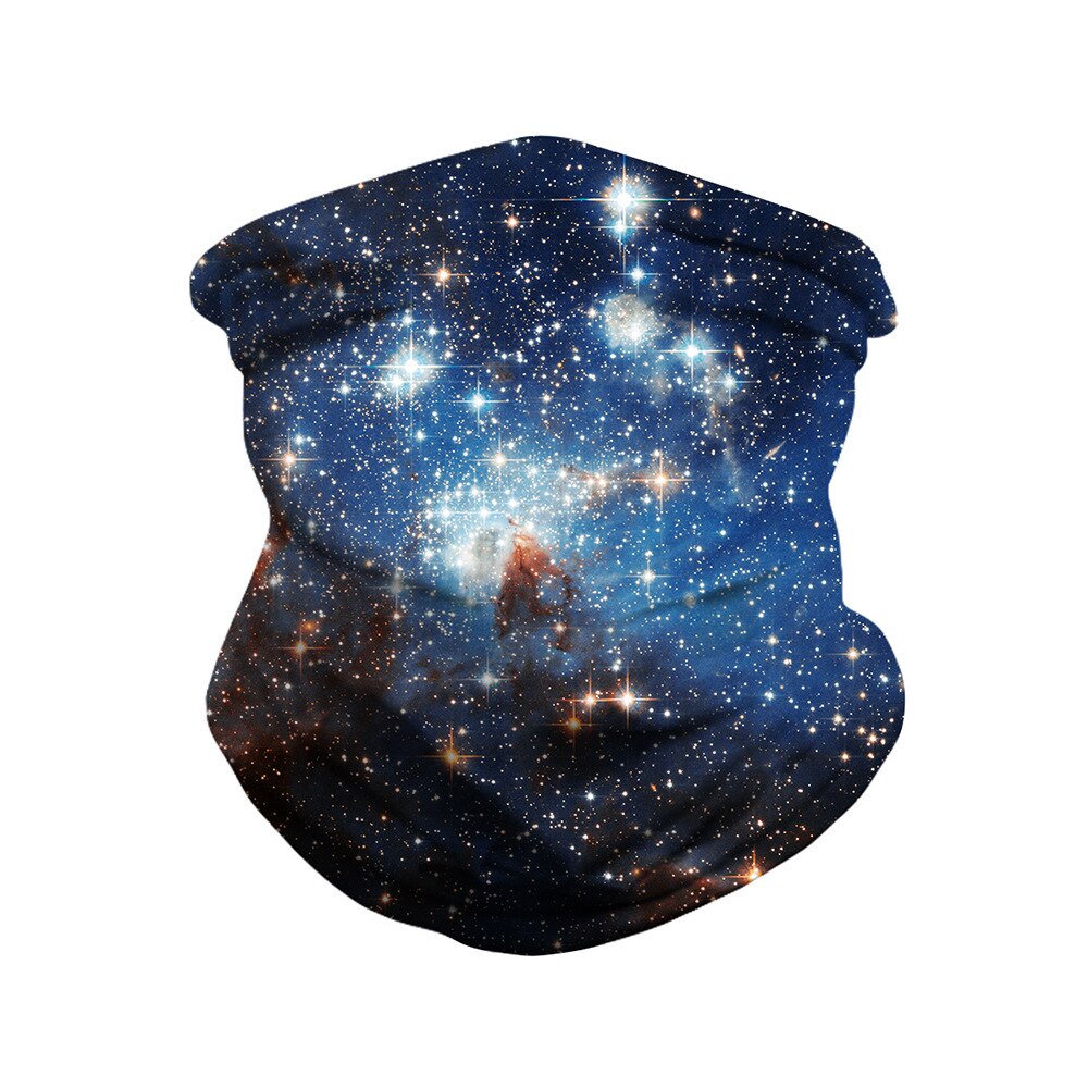 Starry sky print Magic Scarf Scarves Neck Face Mask Men Women Scarf Seamless Bandana Windproof Headwear Outdoor Hiking: BXHA024