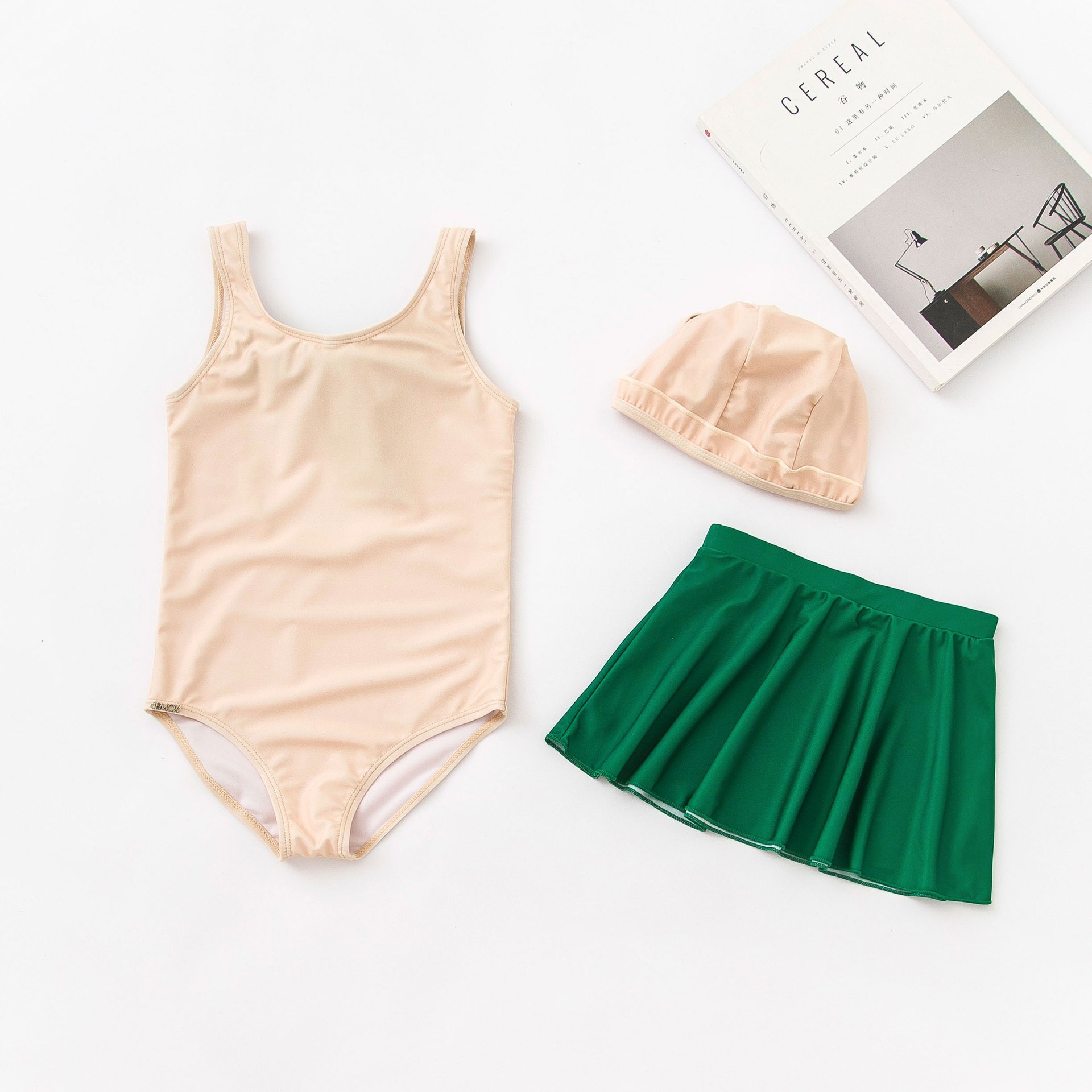 ééntjes Zwempak Met Ingebouwde Broek Wantdo Dames ééntjes Badpak Met Rok - Vormgevend, Grote Maten, Chloorbestendig Wantdo Badpak Chloorbestendig
