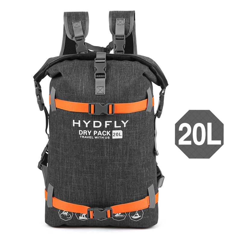 Outdoor Waterproof Bag Fishing Trekking Dry Bag River Kayak Boating Floating Roll-top Backpack Drifting Swimming Water Sports