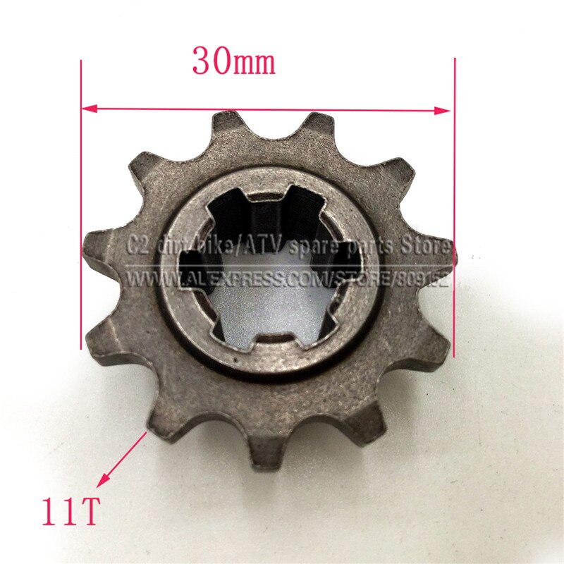 Etuhammaspyörä hammaspyörä  t8f 11 14 17 20t 20 hammaspyörä 47cc 49cc minimoto minipölymopo mopo skootteri