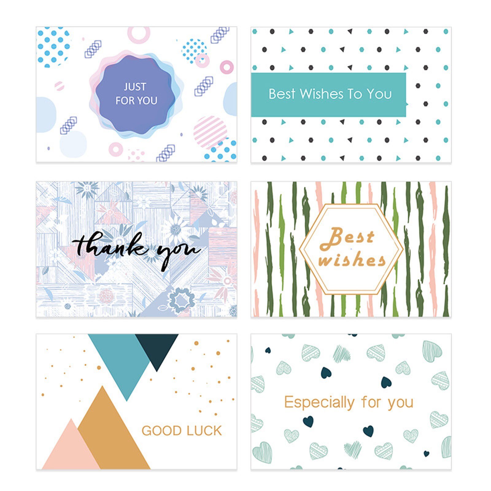 Enveloppes de cartes de vœux de saint-valentin, enveloppe solide, décoration de romantiques, de remerciement d'anniversaire, DIY bricolage, cartes de vœux de: I1set
