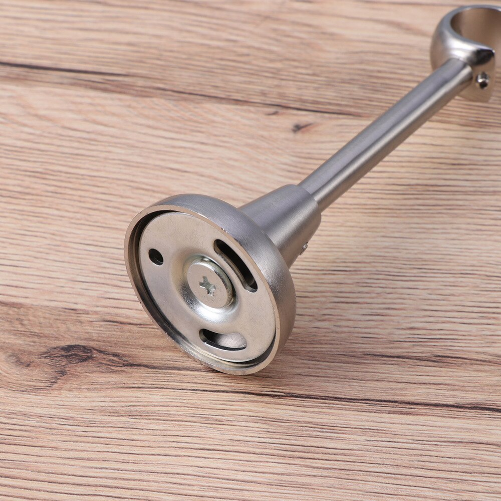 2 PCS 20mm/25mm Heavy Duty Dual Curtain Rod Brackets Practical Curtain Drapery Rod Holder