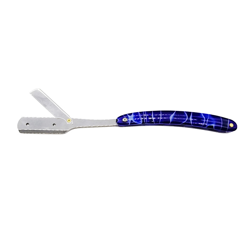Straight Razor Handle Classic Safety Barber Straight Razor Fit Half Piece Double Edge Razor Blade