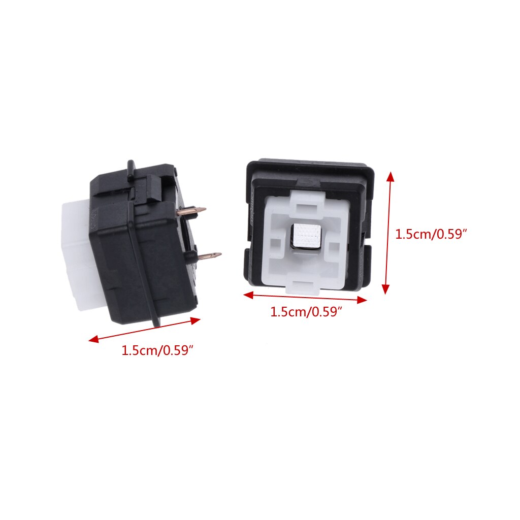 2 uds. Interruptor Original romer-g Omron Axis para Logitech G910 G810 G413 K840 RGB Axis teclado Switch