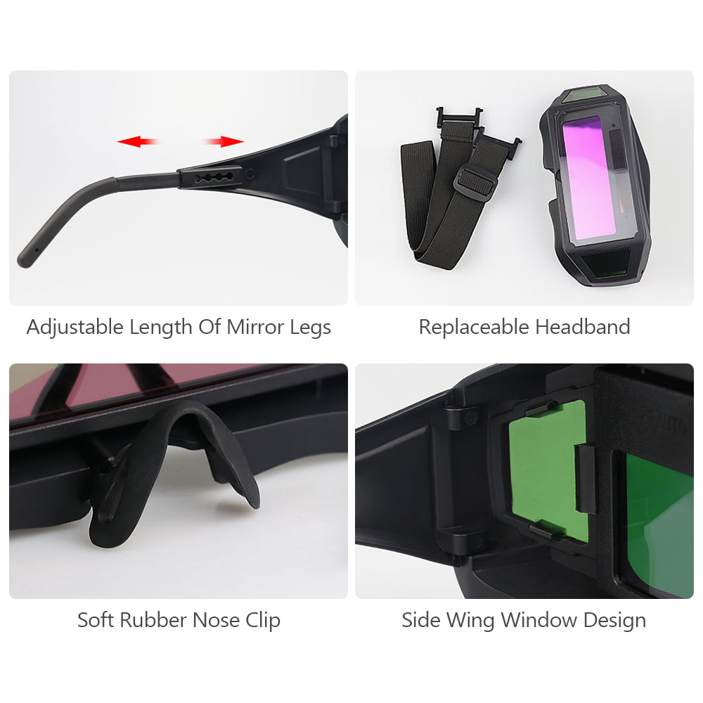 1pc Welding Glasses, Automatic Darkening Glasses For TIG MIG MMA, Weld Glasses Goggles, Welding Equipment