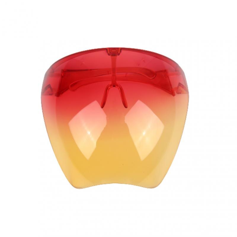9 farben Gesicht Schild Splash Proof Maske Transparent Radfahren Gläser Anti Speichel Winddicht Maske Outdoor Blowout Klar Moto Maske: 014