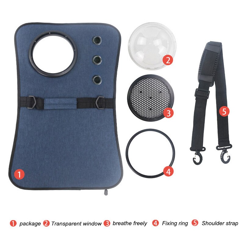 Foldable Breathable Carrier Portable For Cat Bag For Outing Messenger Pet Bag One-Shoulder Cat Transport Cage Outdoor House