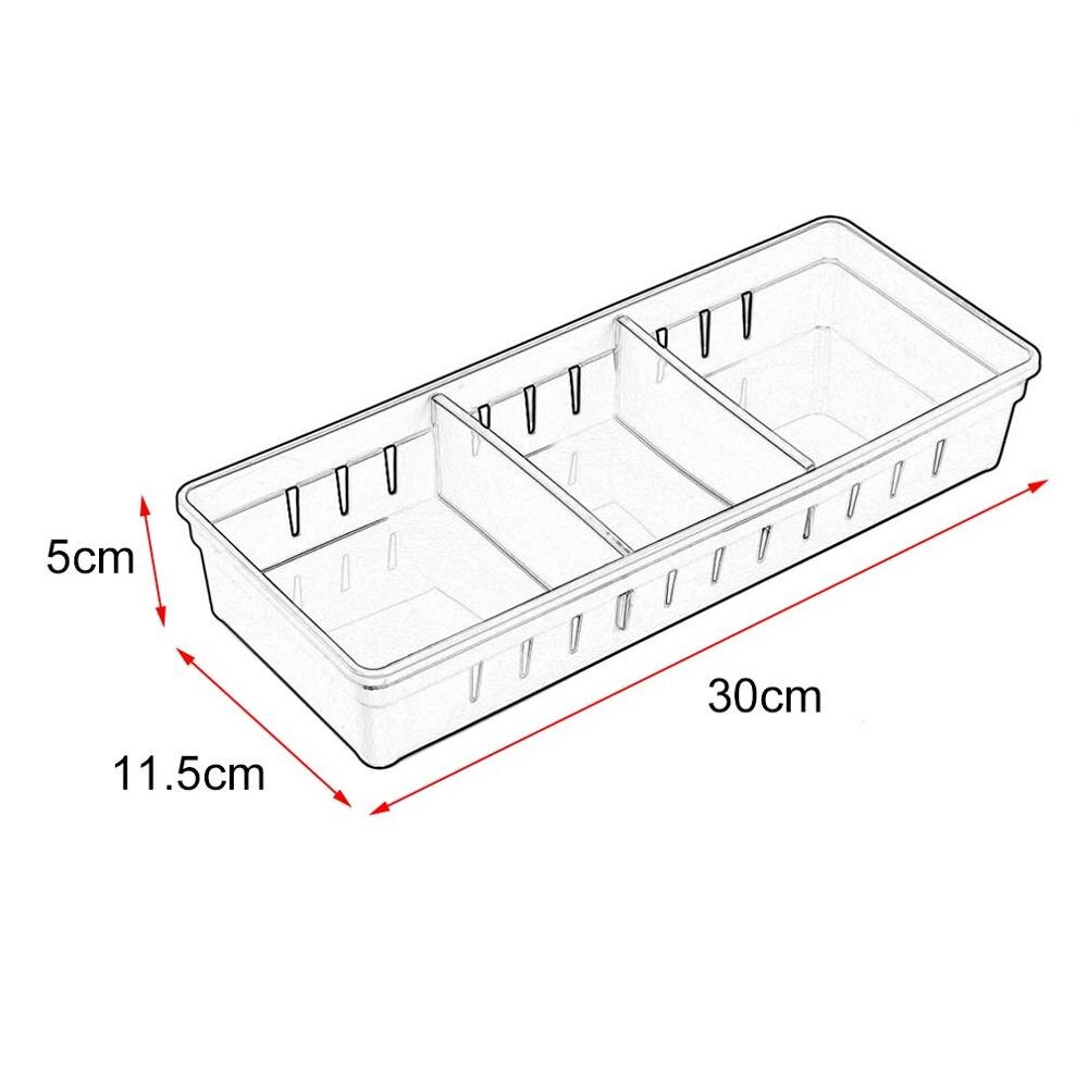 plastic storage drawer separator dividers adjustable drawer divider Storage Box DIY Free Separation Debris Finishing Basket: L
