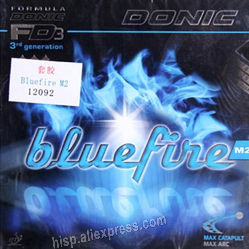 Original donic bluefire m1 m2 m3 tênis de mesa borracha raquetes de tênis de mesa esportes azul chama azul fogo