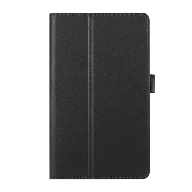 Litchi PU Leather Stand Case for Sony Xperia Z2 10.1 inch Tablet Flip PU Leather Stand Protective Funda Case+film+pen: black