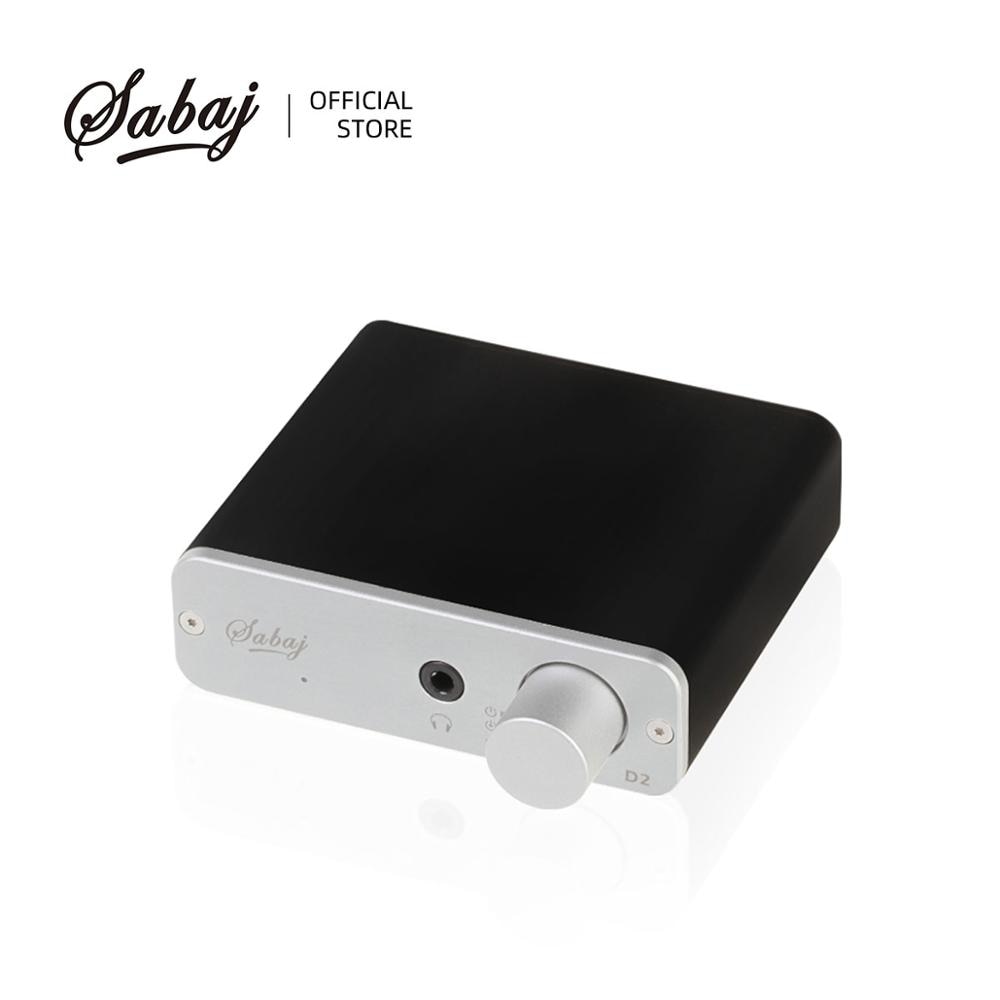 Sabaj d2 áudio portátil amplificador de fone de ouvido decodificador tudo-em-um coaxial óptico usb entrada mini amplificador de áudio preto prata