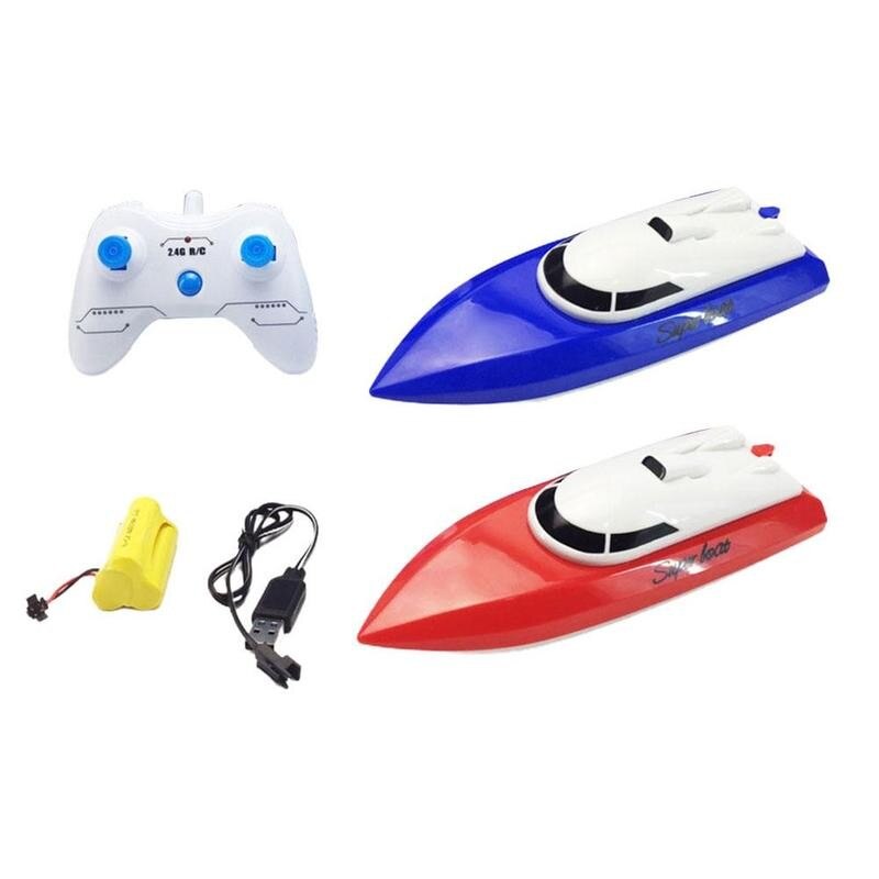 2.4G Wireless Remote Control Boat With Flashing Lights High-speed Boat RC RC Boat Ship Four-channel Remote Control Electric D3Q9