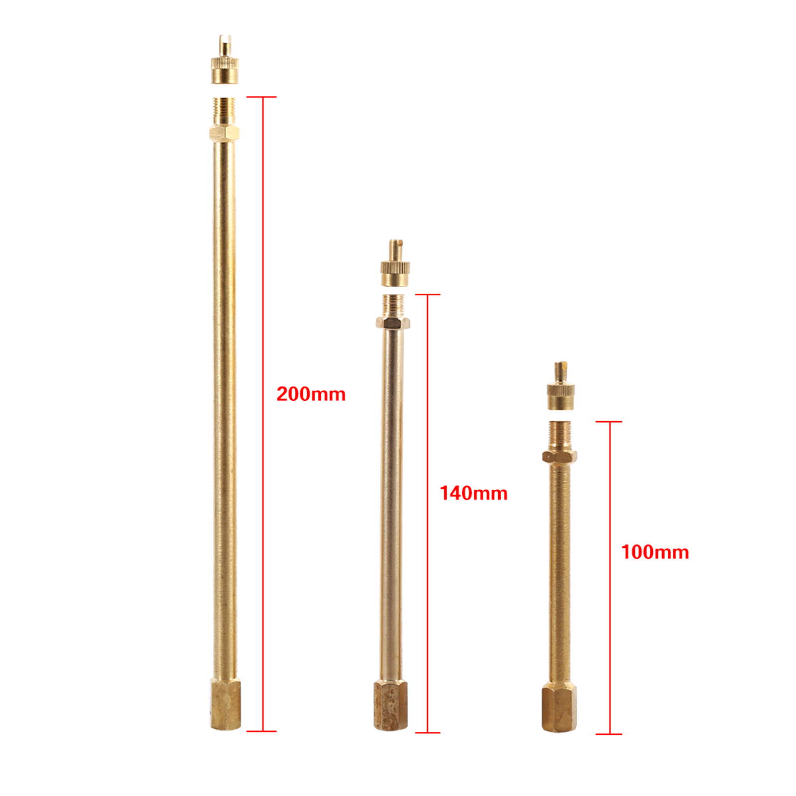 Rengasventtiilin jatke venttiilin jatke messinkinen autorengasventtiilin varren jatke napakorkit jatke suorareikäinen venttiilin jatke