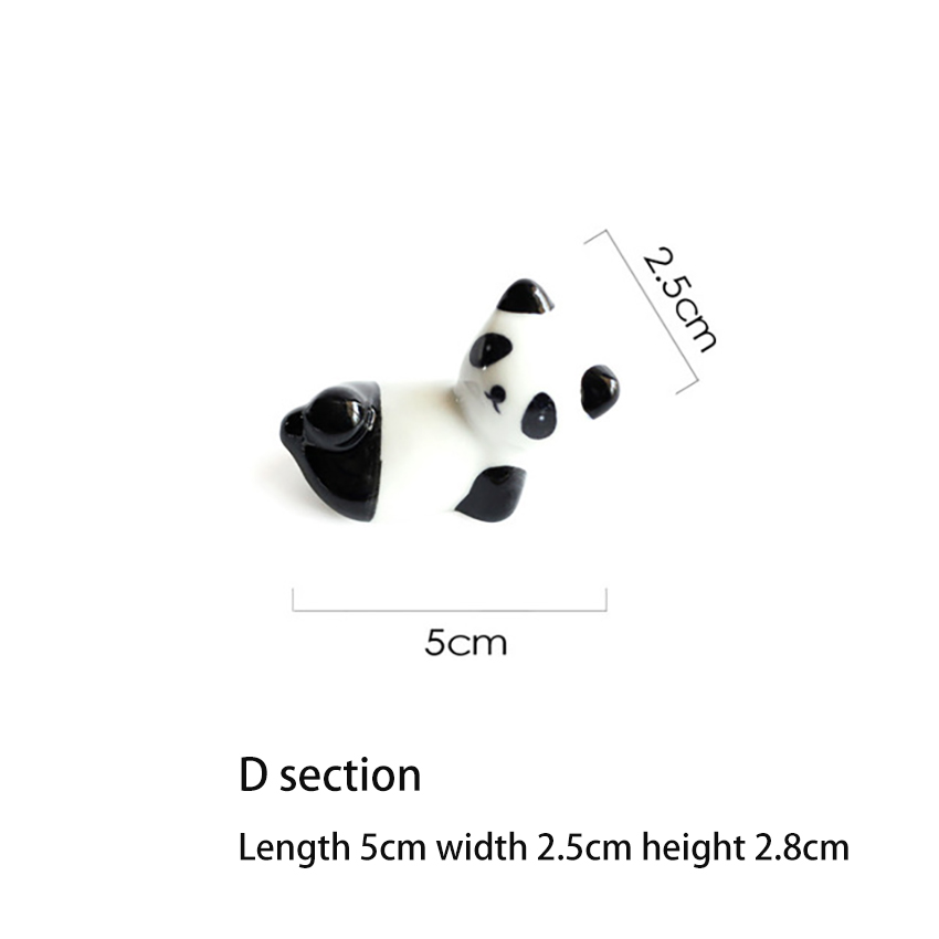 1 stuk schattige cartoon panda eetstokjeshouder keramische eetstokjesstandaard keuken servies voor eetkamer thuis: D