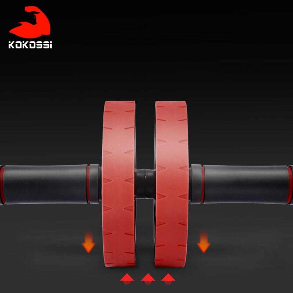 KoKossi AB Roller Power Wheels Machine Push up Bar Skipping Jump Rope Home Gym and Exercise Workout Abdominal Muscle Trainer