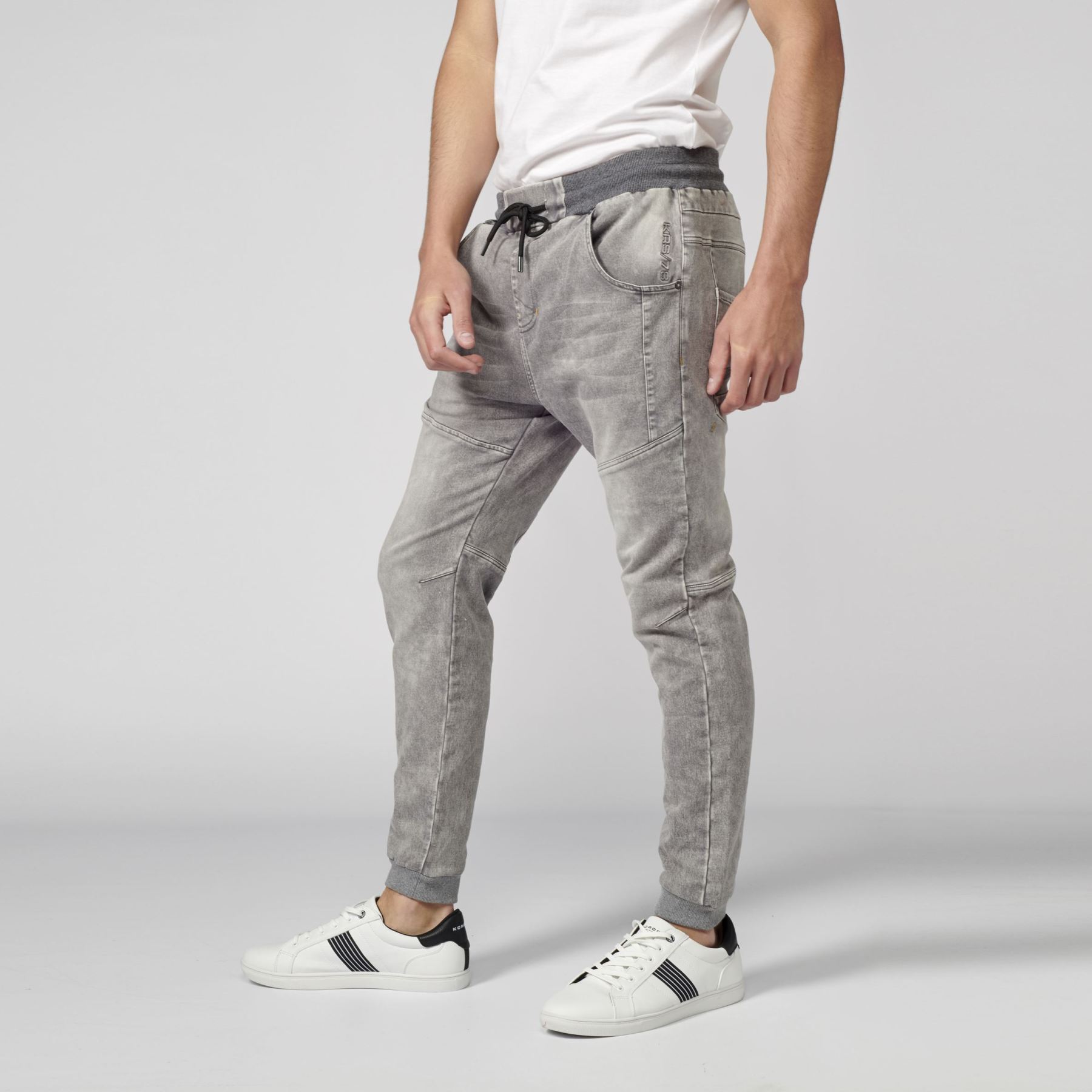 PANTALON LARGO Jogger Knit Denim Koroshi Grandado