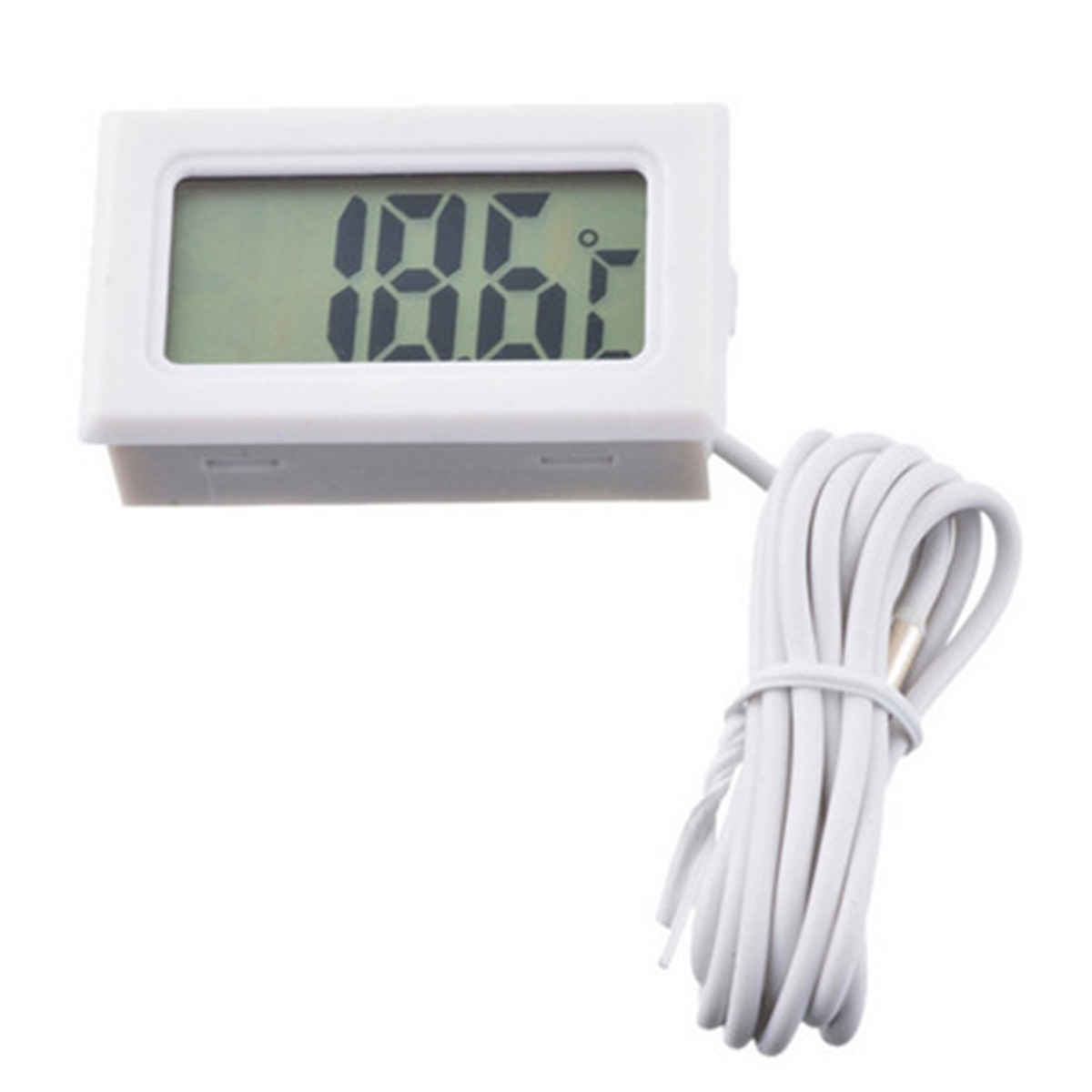 Digital Thermometer Embedded LCD Electronic Temperature Instrument Freezer Temperature Measuring