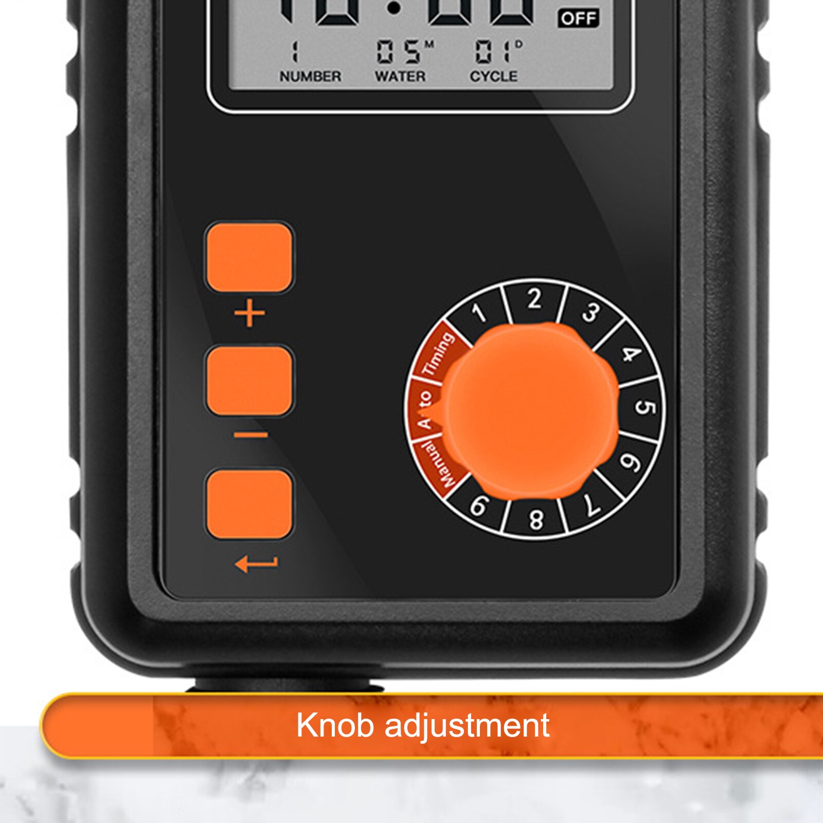 Digital Irrigation Timer With Rain Auto Sensor Function Watering Timer 9 Groups Settings Micro-spray Drip Sprinkle Irrigation