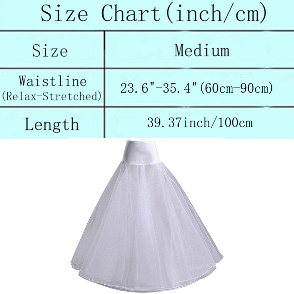 Arrives 100% A Line Tulle Wedding Bridal Petticoat Underskirt Crinolines for Wedding Dress