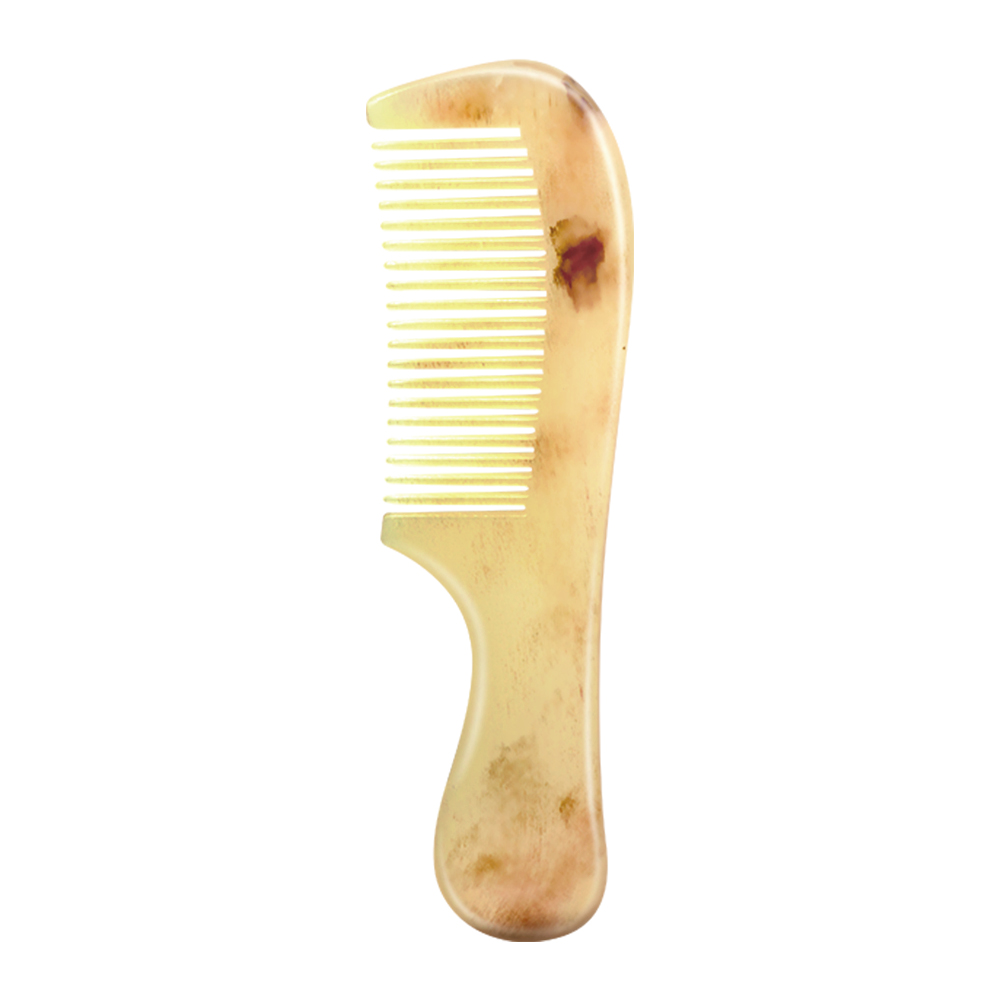 hoorn kam hoorn handgemaakt gepolijst haar natuurlijke antistatische massage hoorn kam voor salon kappers styling tools: green