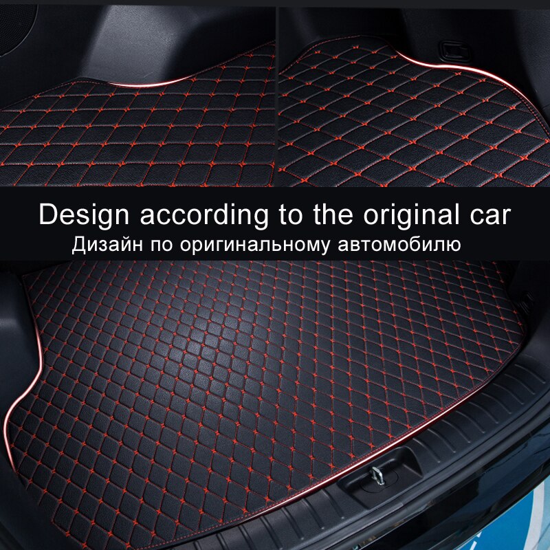 Car trunk mat for Ford Mustang cargo liner carpet interior accessories cover