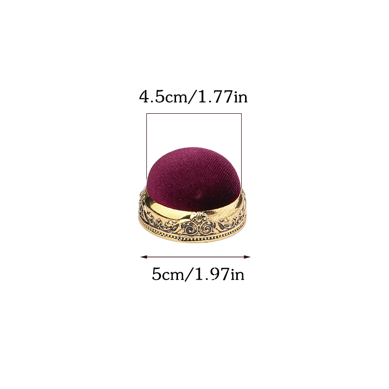 KRABALL-Pin de aguja de coser de estilo Vintage, herramienta de punto de cruz, alfombrilla de costura para agujas, accesorios de costura: Verde militar