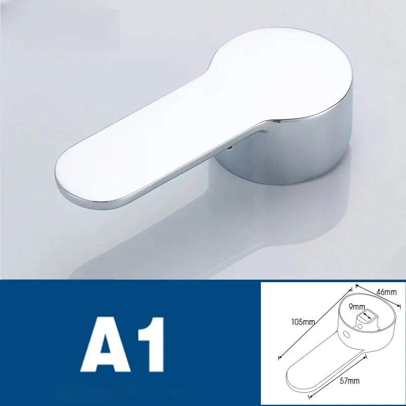 Grifo de baño frío y , accesorios de manija para grifo de lavabo, accesorio de manija, accesorio de manija de ducha para fregadero de cocina