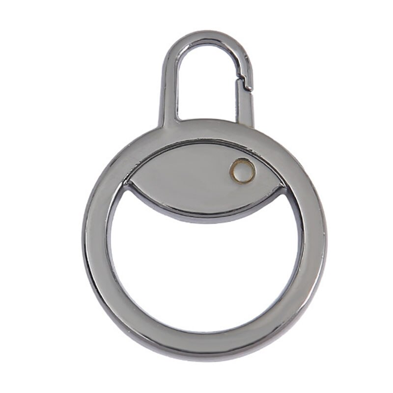 Ring Rits Puller Afneembare Rits Pull Tab Hoofd Instant Reparatie Tools Voor Bagage Koffer Boot Jas Jas Schoenen Rugzak Tas: Gun black