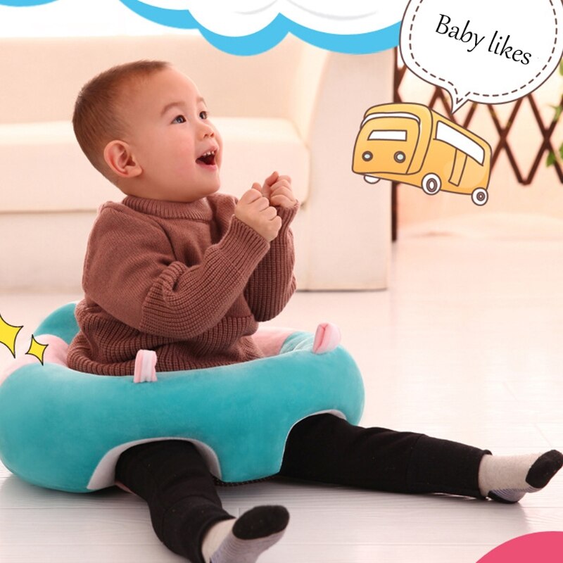 bebé niño apoyo suave asiento sentado cojín para silla o sofá almohada de felpa bolsa de frijol sofá de aprendizaje que juguete
