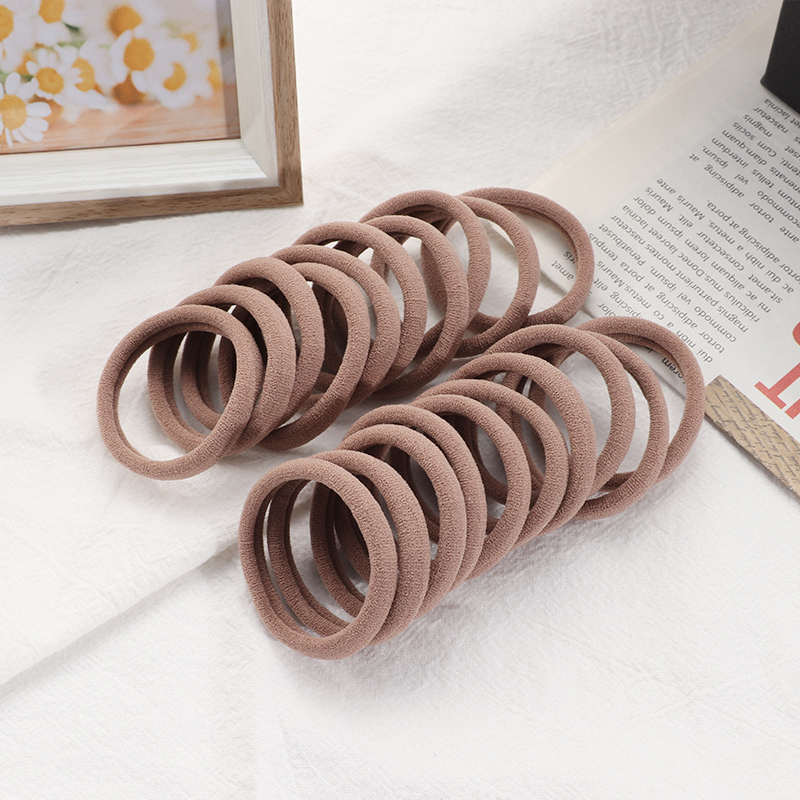 20pcs Girls Big Elastic Hair Bands Rubber Band Ponytail Holder Gum Headband Rubber Bands Women Hair Accessories: MULTI
