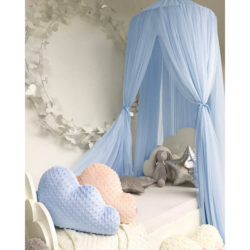 Lettino culla baldacchino zanzariera tenda sospesa tende di Tulle per telecamera da letto tenda da gioco per bambini telecamera dei bambini