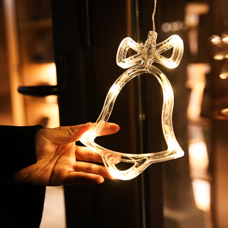 Weihnachtsdekoration LED-Lichterkette für Zuhause, Hochzeit, Schaufenster, Girlande, Lichter Ich bin Freien, Weihnachtsmann, Schneemann, stanzfrei