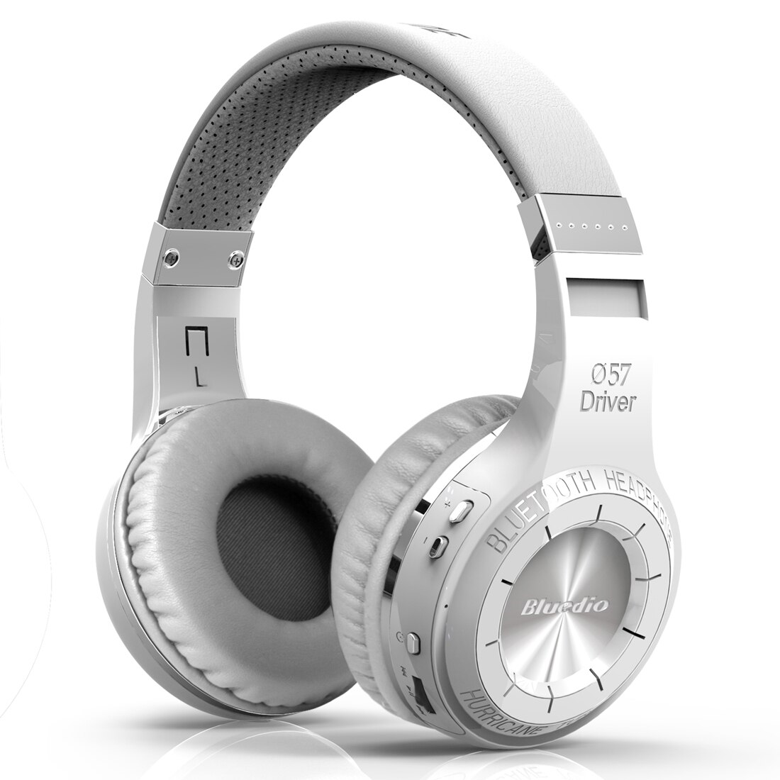 Bluedio HT-auriculares, inalámbricos por Bluetooth V5.0, cómodos auriculares estéreo con micrófono para llamadas y música: White bubble bag