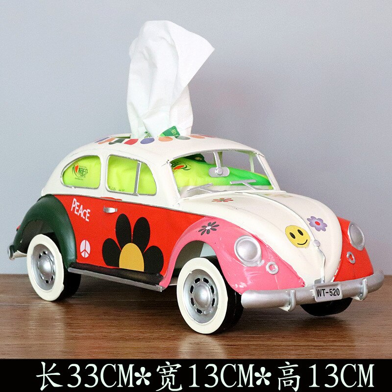 Amerikaanse Retro Creatieve Servet Lade, Tissue Box, Auto, Bestelwagen, Bus, bar Restaurant Hotel Thuis Woonkamer Decoratie Ornamenten: K