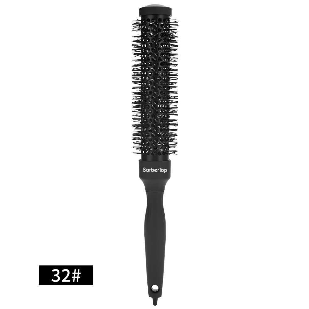 35cm Extra Long Hair Roller Brush Salon Blowout Styling Heat Resistant Volumizing Hair Salon Use Accessories Roll Comb: green