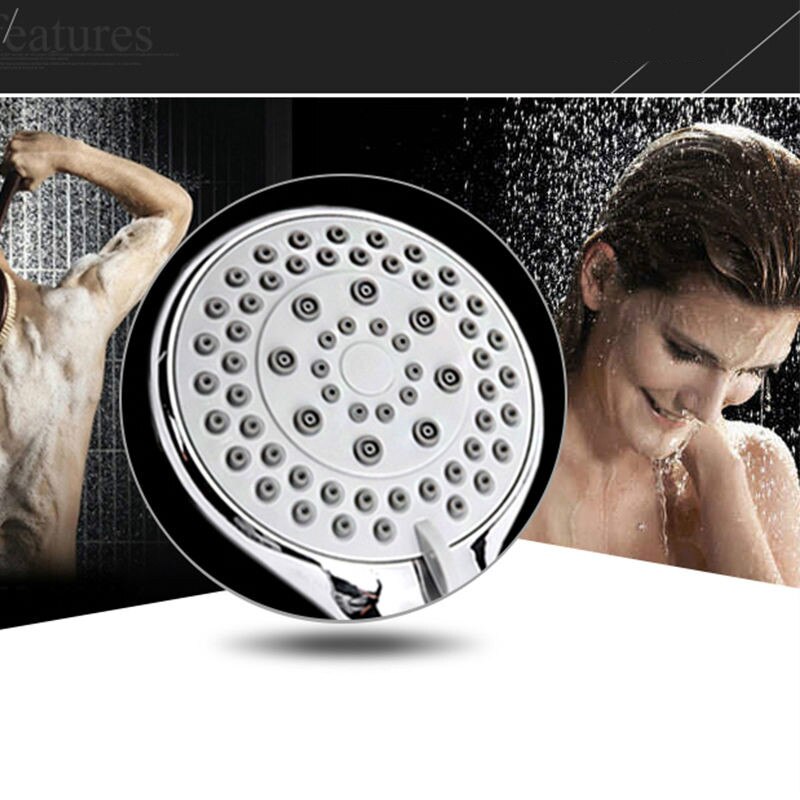 Large Displacement Shower Head Faucet Booster Replacement Parts Adjustable Temperature Shower Head Bathroom Fixture E11726